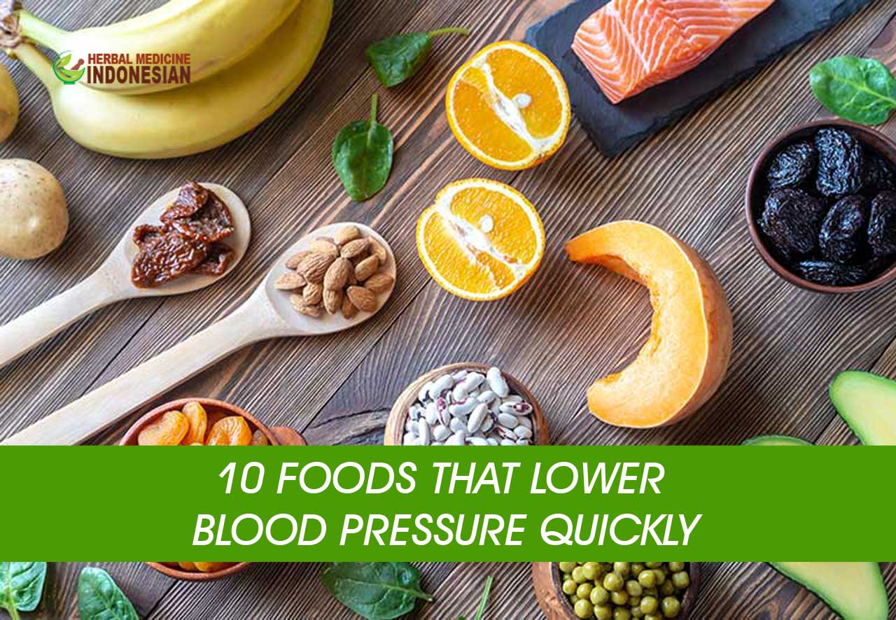 foods that lower blood pressure quickly