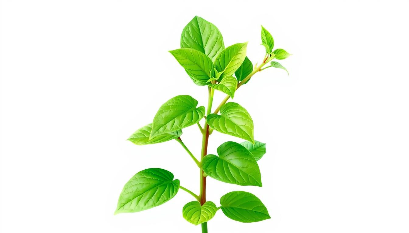 An image of a stevia plant with its leaves An image of a stevia plant with its leaves