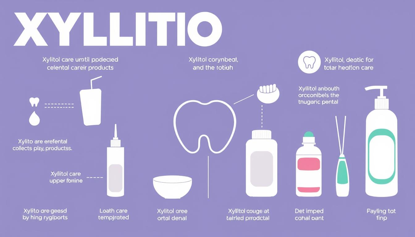 Image of xylitol being used in dental care products