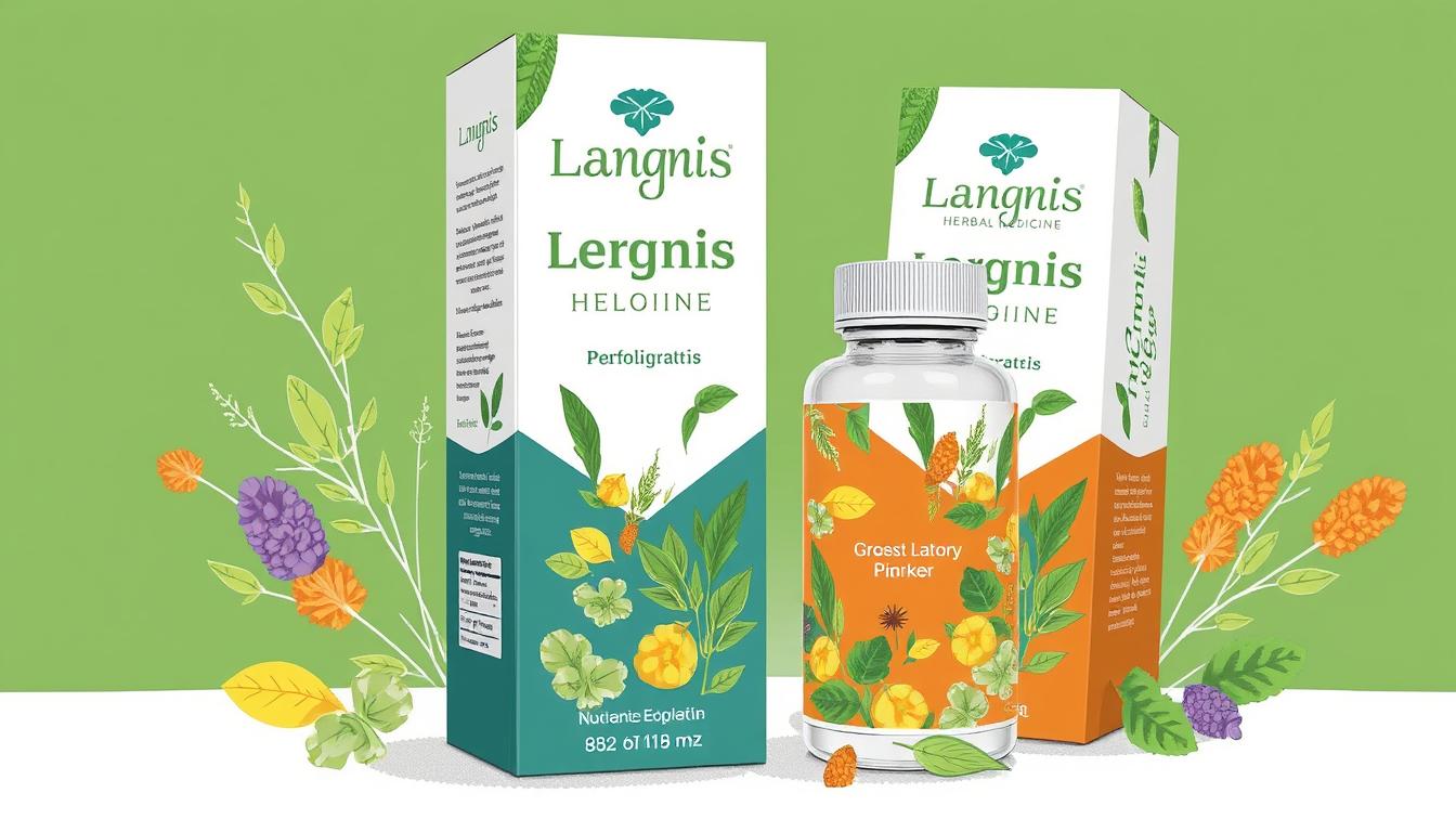 Image of Langnis Herbal Medicine packaging Image of Langnis Herbal Medicine packaging