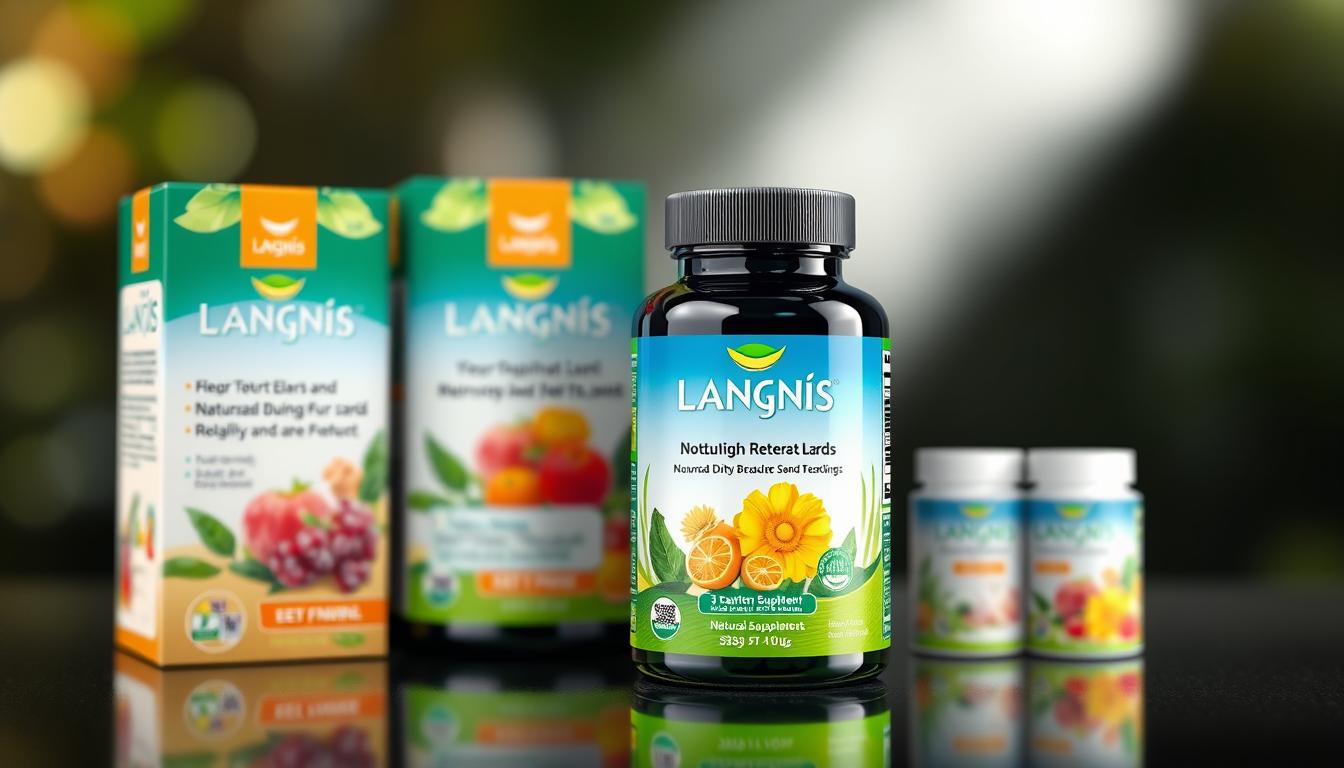 Image of Langnis herbal supplement packaging Image of Langnis herbal supplement packaging